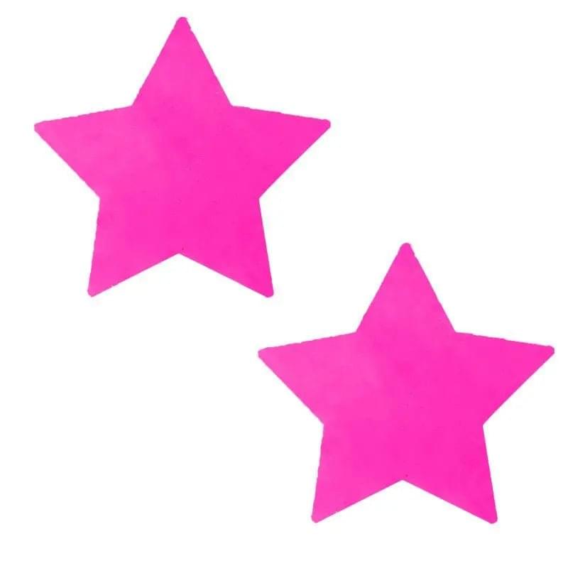 Neon Pink Starburst Starry Night Pasties Neva Nude Discreet Intimate Essentials.