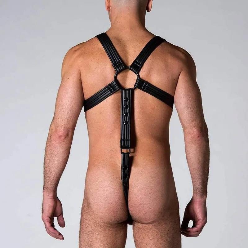 Neoprene Full Harness Black Sport Fucker Discreet Intimate Essentials.