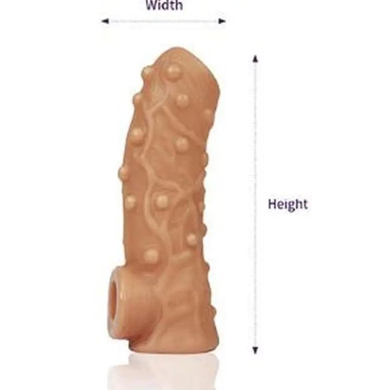 Nude Sleeve 2 Large Kokos Discreet Intimate Essentials.