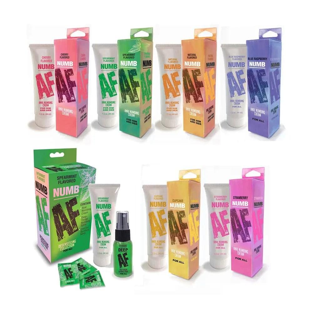Numb AF - Cupcake - Cupcake Flavoured Anal Numbing Cream - 44 ml Tube Little Genie Discreet Intimate Essentials.