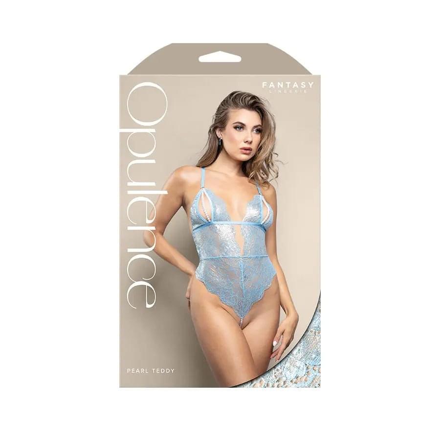 OPULENCE Pearl Teddy ML - Light  - M/L Size Fantasy Lingerie Discreet Intimate Essentials.