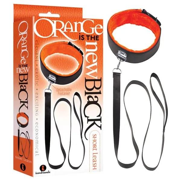 Orange Is The New  - Short Leash -  Restraint Icon Brands Discreet Intimate Essentials.