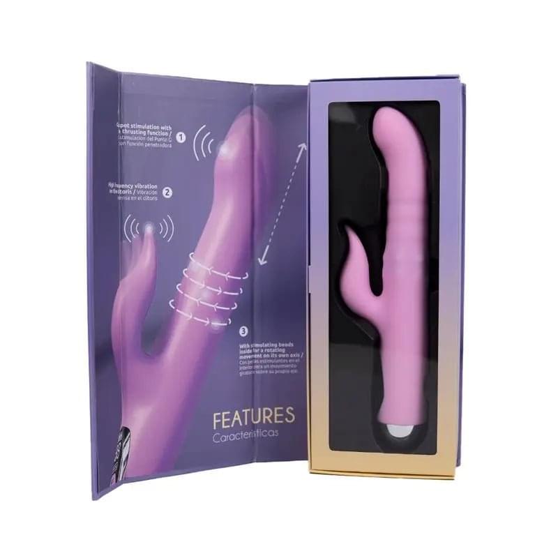 Osma Majestic Pro USB 10 Mode Pearl Rabbit Vibrator CAMTOYZ Discreet Intimate Essentials.