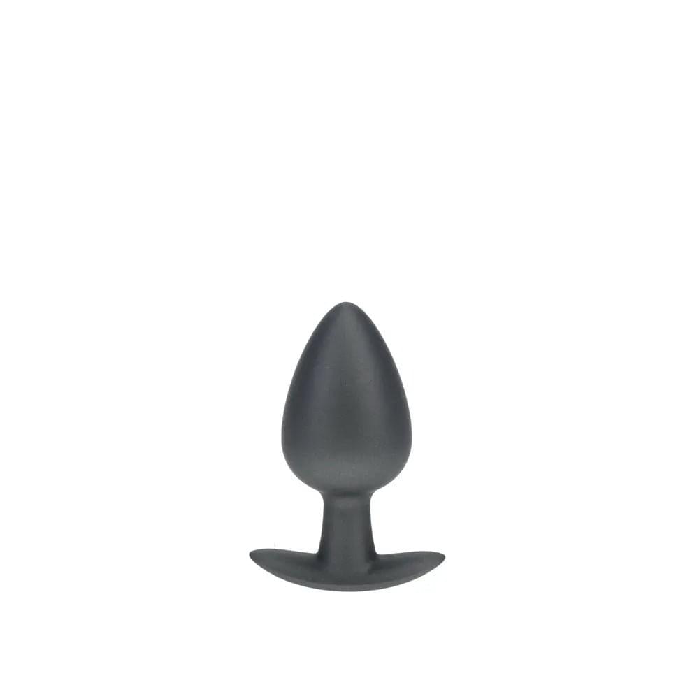OUCH! Anal Plug - Large - Gun Metal - Gun Metal Grey 8.9 cm Large Butt Plug Shots Toys Discreet Intimate Essentials.