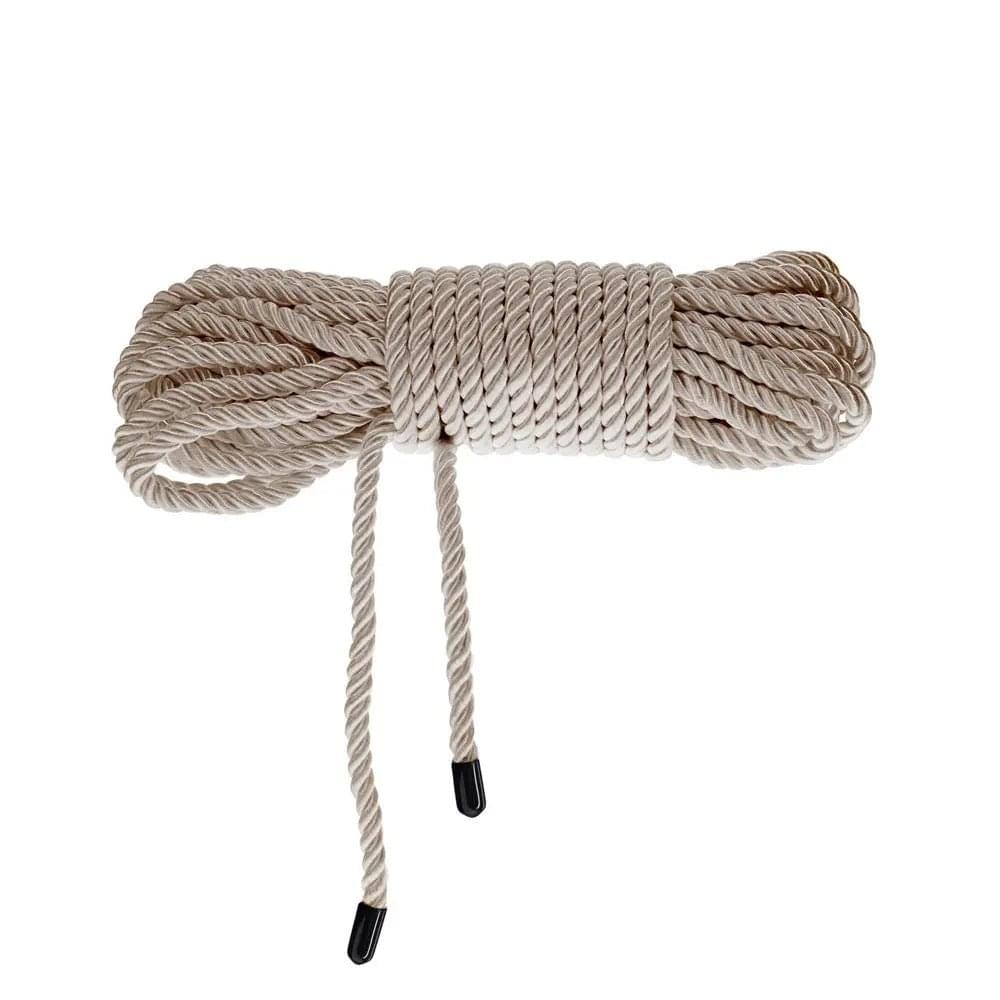 OUCH! Bondage Rope - 10 M - Gold - Gold Nylon Bondage Rope - 10 metre Length Shots Toys Discreet Intimate Essentials.