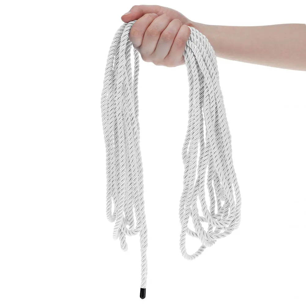 Shop affordable quality OUCH! Bondage Rope - 10 M - Silver - Silver Nylon Bondage Rope - 10 metre Length - Discreet Intimate Essentials - BONDAGE-TOYS - Shots Toys