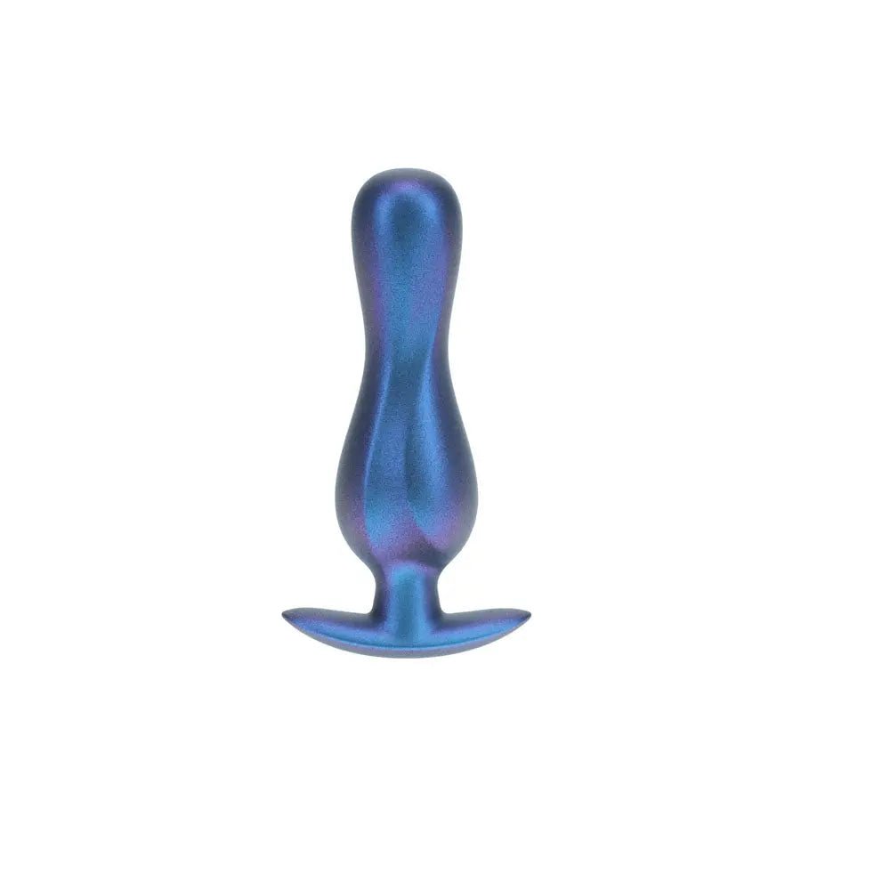 Shop affordable quality OUCH! Curvy Anal Plug - Metallic - Metallic 11.7 cm Butt Plug - Discreet Intimate Essentials - ANAL TOYS - Shots Toys