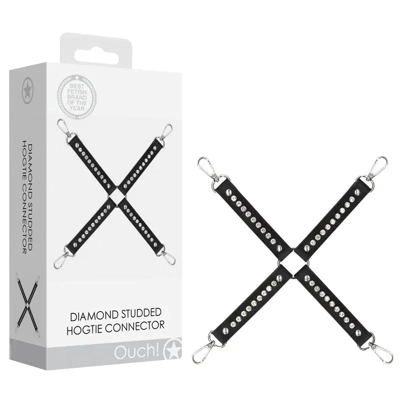Shop affordable quality OUCH! Diamond Studded Hogtie - Restraint - Discreet Intimate Essentials - BONDAGE-TOYS - Shots Toys