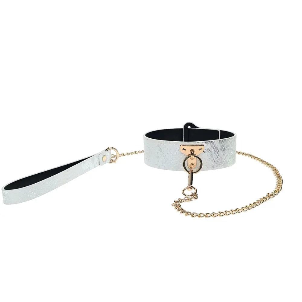 OUCH! Florence Collection - Collar with Leash -  Restraint Shots Toys Discreet Intimate Essentials.
