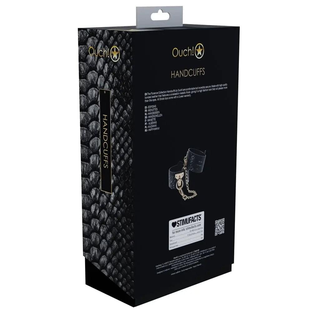 OUCH! Florence Collection - Handcuffs -  Restraints Shots Toys Discreet Intimate Essentials.