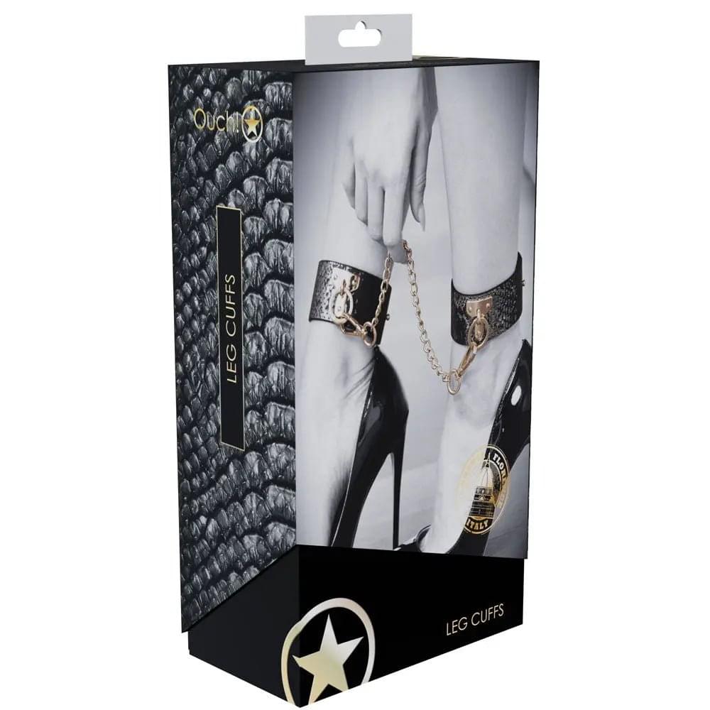 OUCH! Florence Collection - Leg Cuffs -  Restraints Shots Toys Discreet Intimate Essentials.