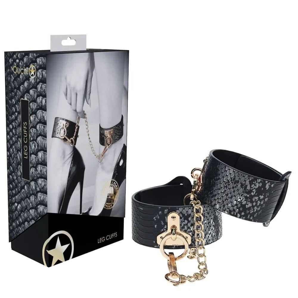 OUCH! Florence Collection - Leg Cuffs -  Restraints Shots Toys Discreet Intimate Essentials.