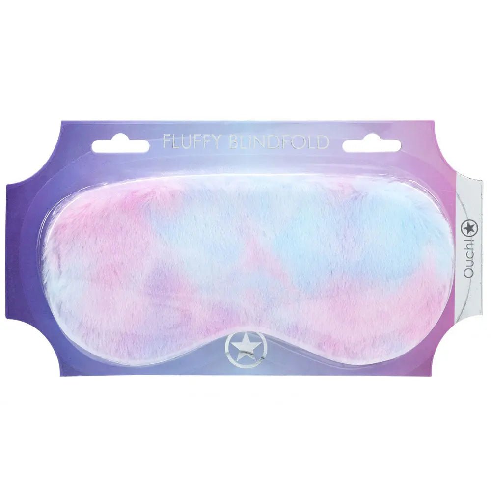 Shop affordable quality OUCH! Fluffy Mask - Multicolor 2 - Fluffy Eye Mask - Discreet Intimate Essentials - BONDAGE-TOYS - Shots Toys