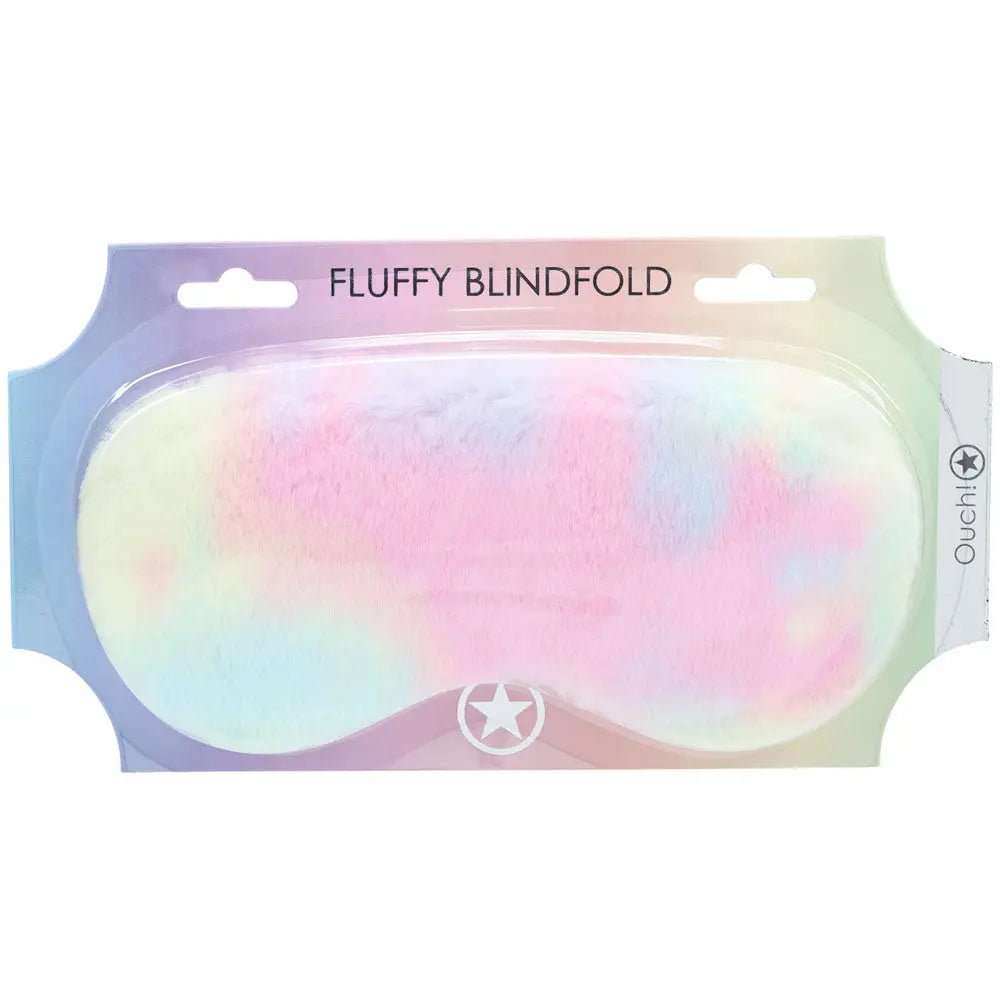 Shop affordable quality OUCH! Fluffy Mask - Multicolour 1 - Fluffy Eye Mask - Discreet Intimate Essentials - BONDAGE-TOYS - Shots Toys