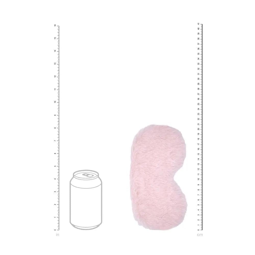 OUCH! Fluffy Mask - Powder  -  Fluffy Eye Mask Shots Toys Discreet Intimate Essentials.