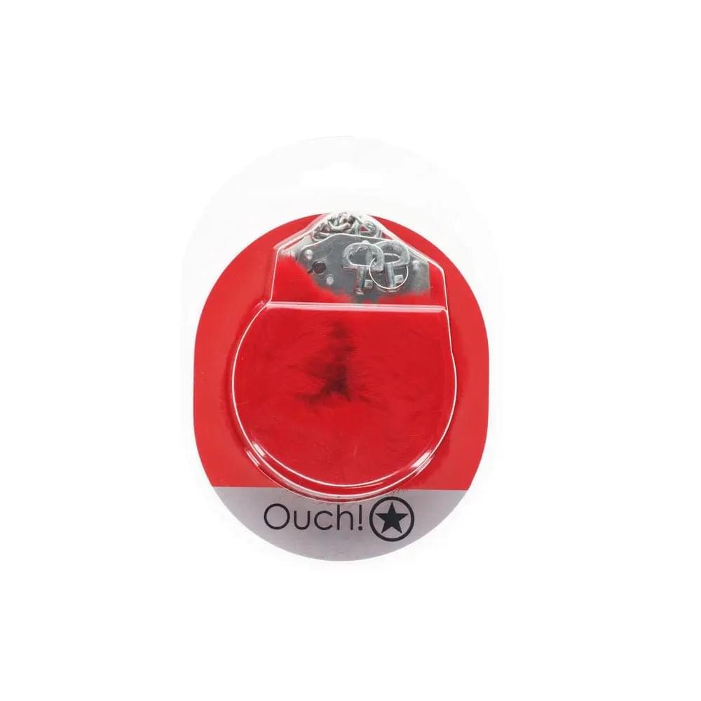 OUCH! Heavy-Duty Fluffy Cuffs -  -  Fluffy Restraints Shots Toys Discreet Intimate Essentials.