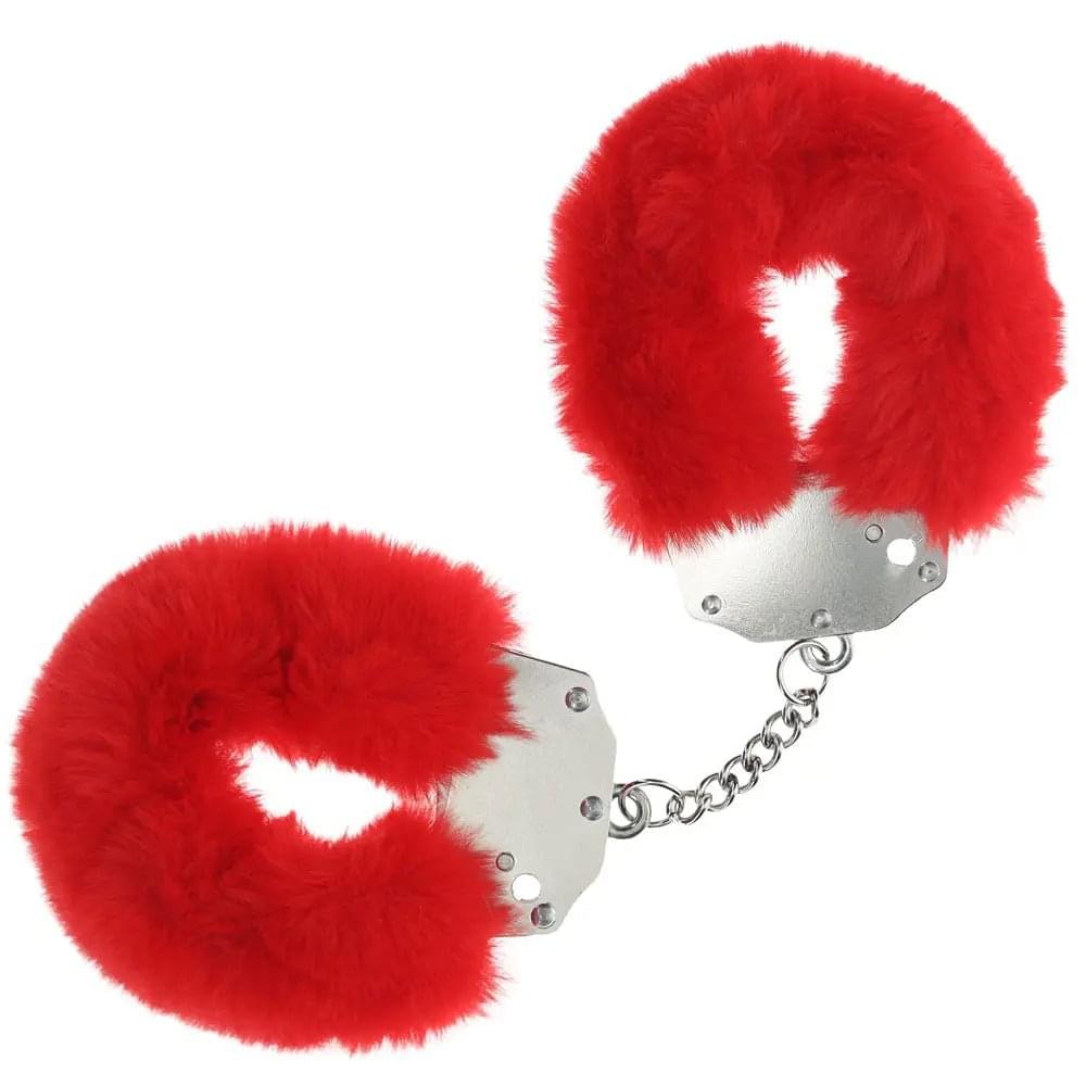 OUCH! Heavy-Duty Fluffy Cuffs -  -  Fluffy Restraints Shots Toys Discreet Intimate Essentials.
