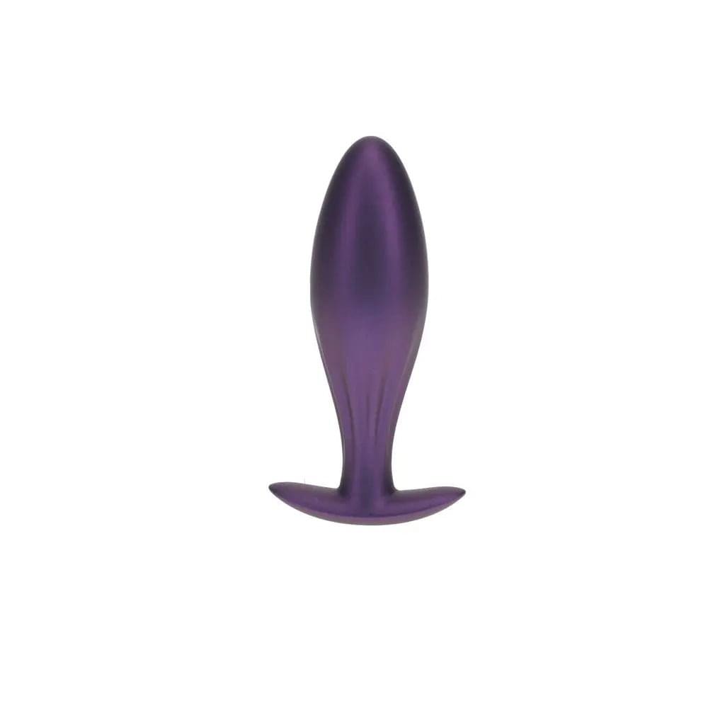 OUCH! Oval Anal Plug - Metallic  - Metallic  11.7 cm Butt Plug Shots Toys Discreet Intimate Essentials.