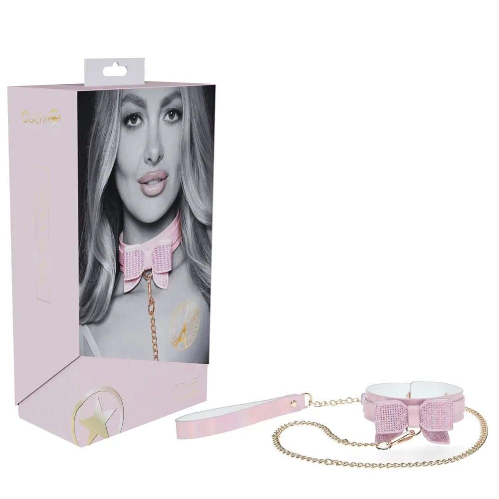 OUCH! Paris Collection - Collar with Leash -  Restraint Shots Toys Discreet Intimate Essentials.