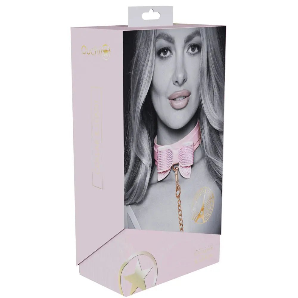 Shop affordable quality OUCH! Paris Collection - Collar with Leash - Restraint - Discreet Intimate Essentials - BONDAGE-TOYS - Shots Toys