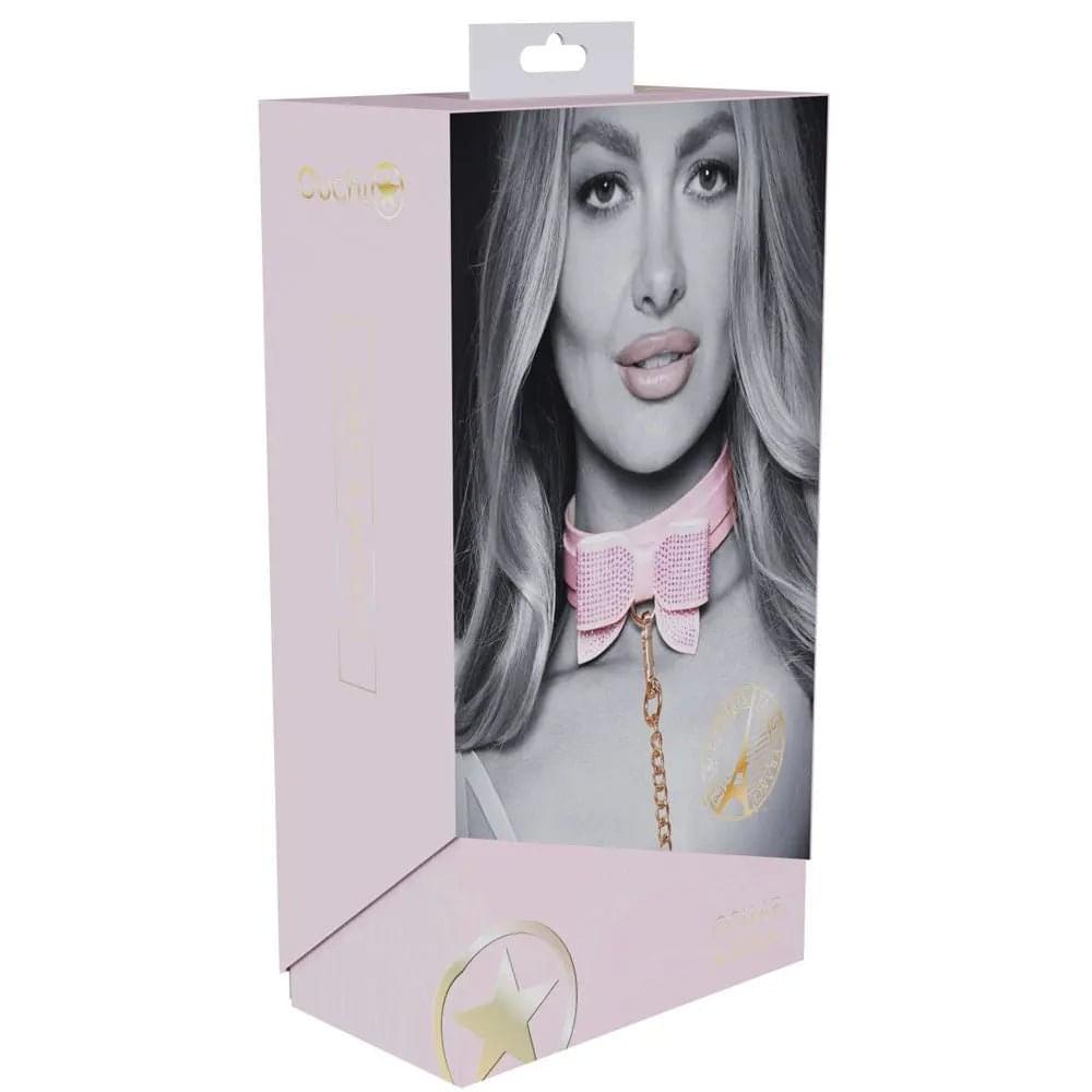 OUCH! Paris Collection - Collar with Leash -  Restraint Shots Toys Discreet Intimate Essentials.
