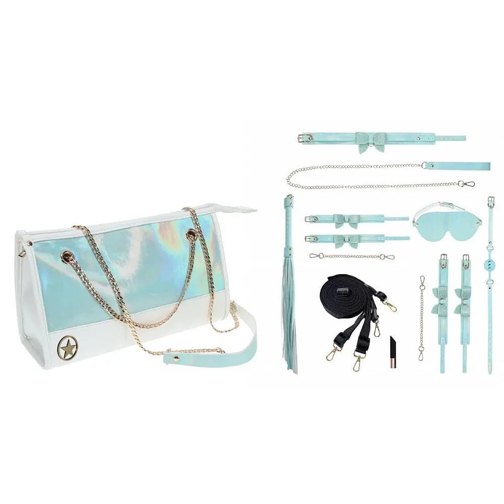 OUCH! Paris Collection - Kit with Bag - Baby  Bondage Set with Bag - 8 Piece Kit Shots Toys Discreet Intimate Essentials.