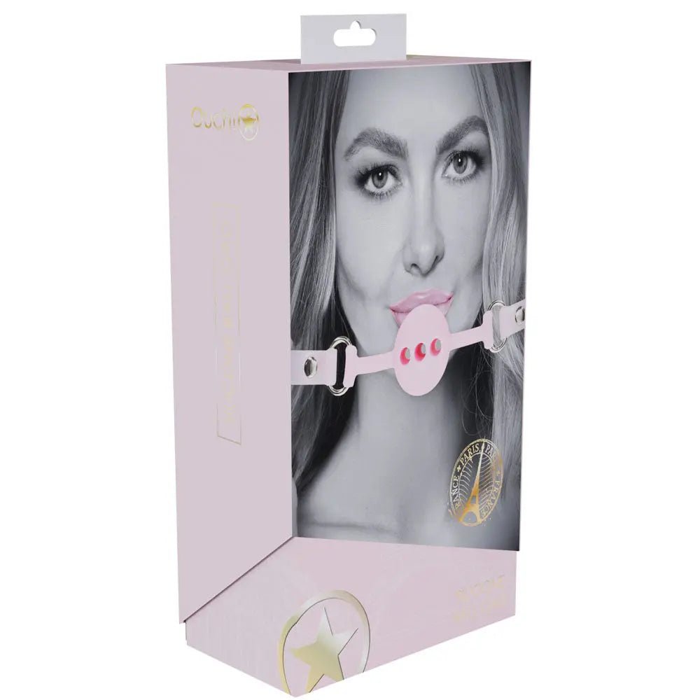 Shop affordable quality OUCH! Paris Collection - Silicone Ball Gag - Breatheable Mouth Restraint - Discreet Intimate Essentials - BONDAGE-TOYS - Shots Toys