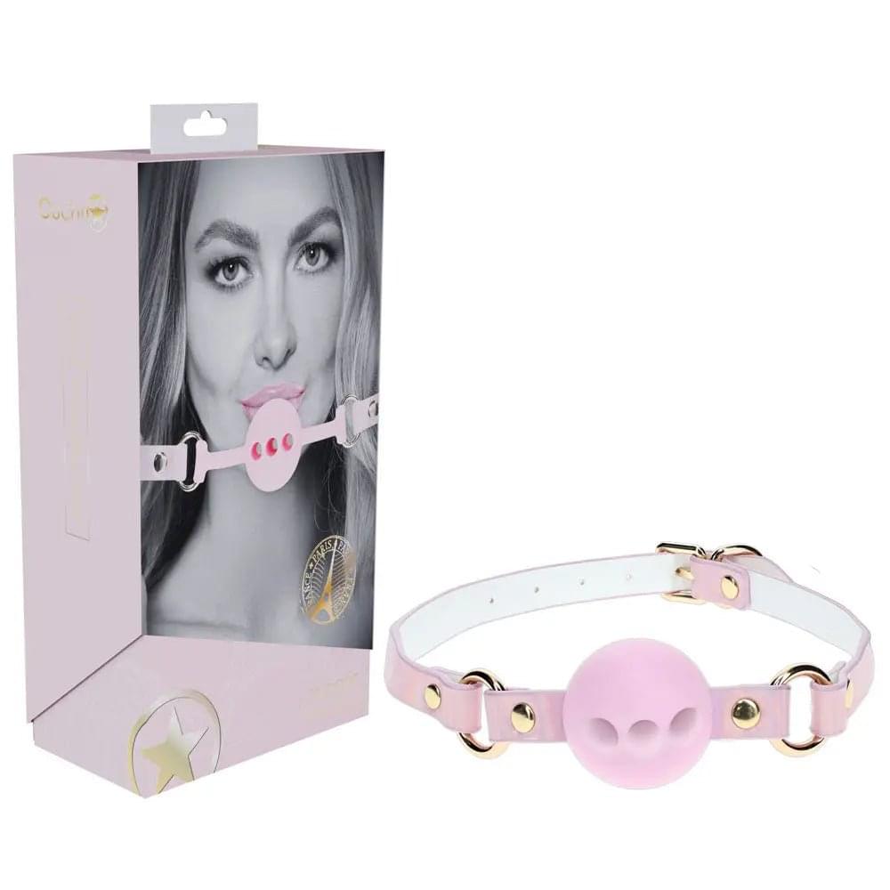 OUCH! Paris Collection - Silicone Ball Gag -  Breatheable Mouth Restraint Shots Toys Discreet Intimate Essentials.