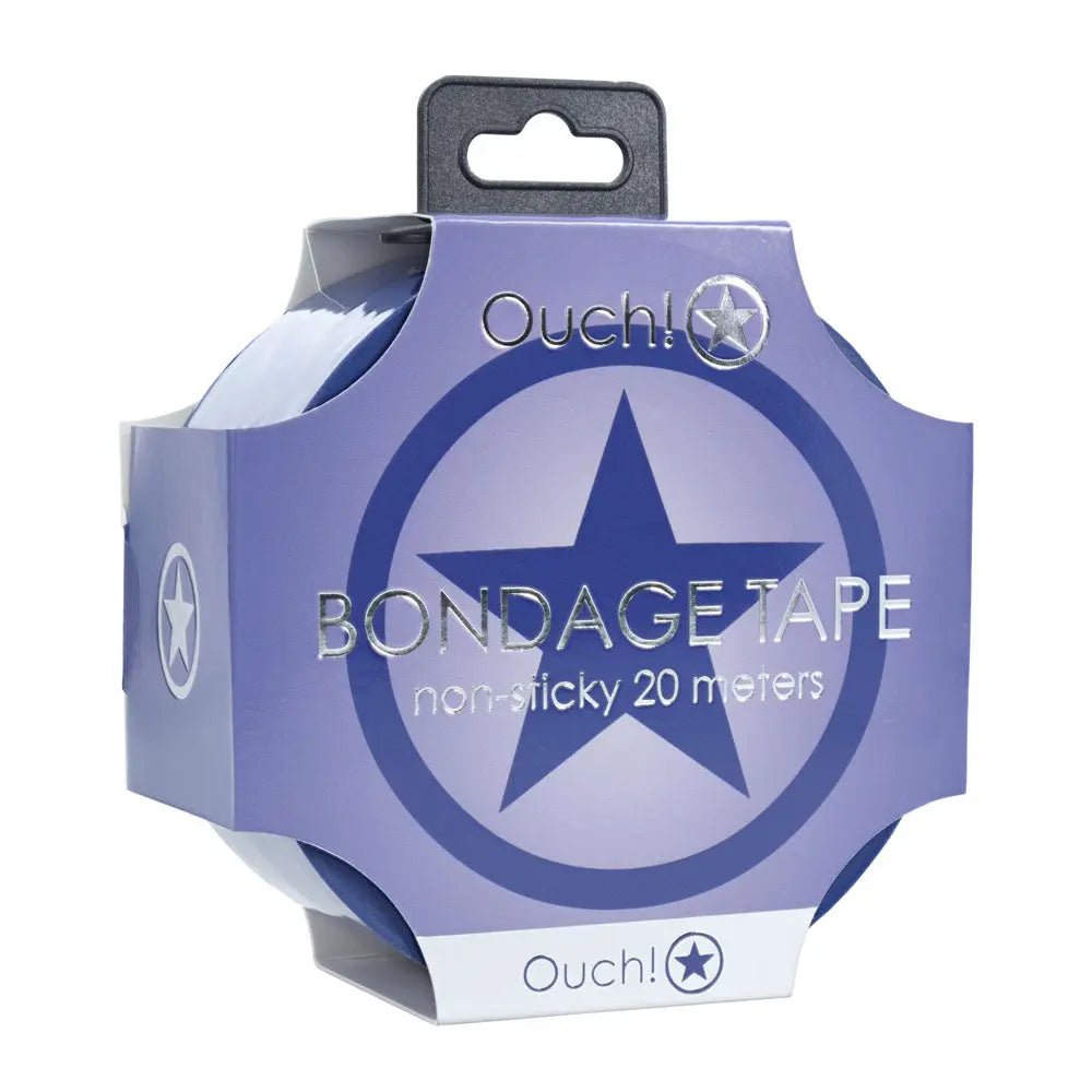 Shop affordable quality OUCH! PVC Non-Stick Tape - Navy - Navy Blue Bondage Tape - 20 metre Length - Discreet Intimate Essentials - BONDAGE-TOYS - Shots Toys