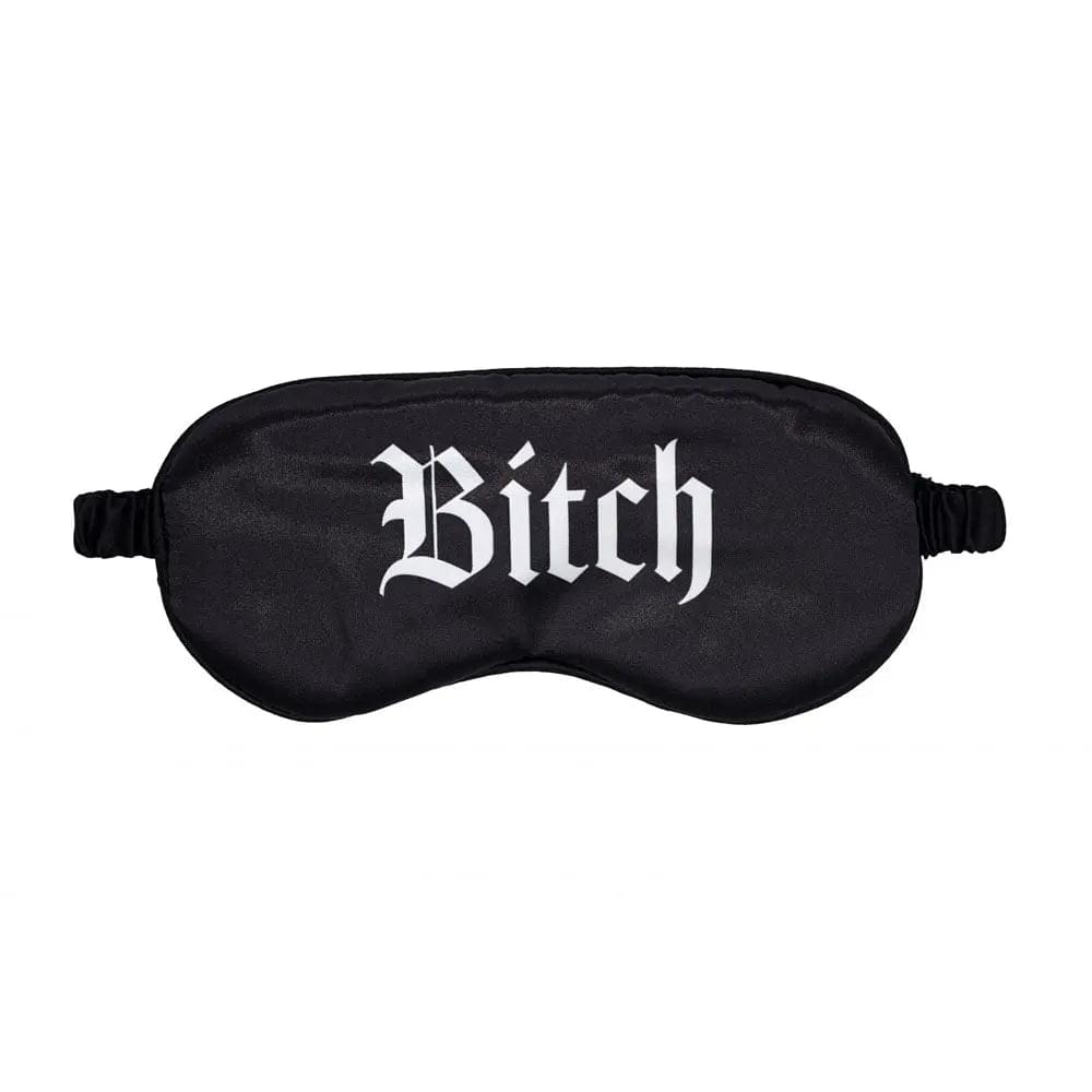 OUCH! Satin Mask - Bitch -  Printed Eye Mask Shots Toys Discreet Intimate Essentials.