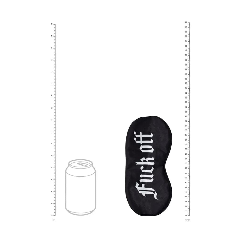 OUCH! Satin Mask - Fuck Off -  Printed Eye Mask Shots Toys Discreet Intimate Essentials.