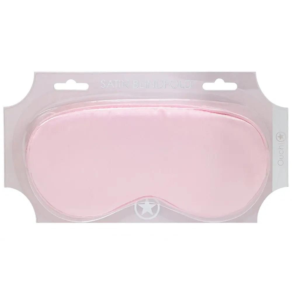 OUCH! Satin Mask - Powder  - Powder  Eye Mask Shots Toys Discreet Intimate Essentials.