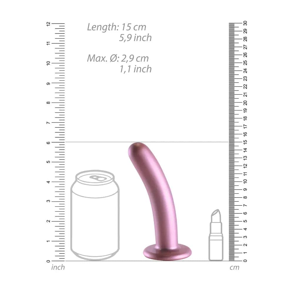 OUCH! Smooth Silicone G-Spot Dildo - 6'' / 14.5 cm -  14.5 cm Dildo Shots Toys Discreet Intimate Essentials.