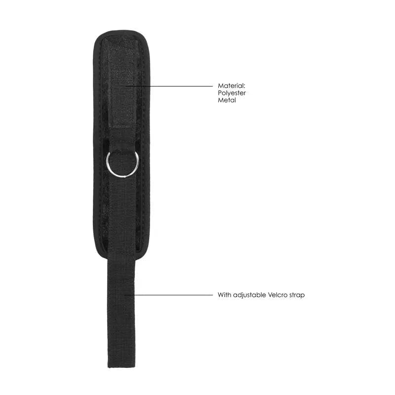 OUCH! Velvet & Velcro Adjustable Handcuffs -  Restraints Shots Toys Discreet Intimate Essentials.