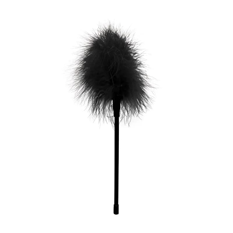 OUCH!  & White Feather Tickler -  Feather Crop Shots Toys Discreet Intimate Essentials.