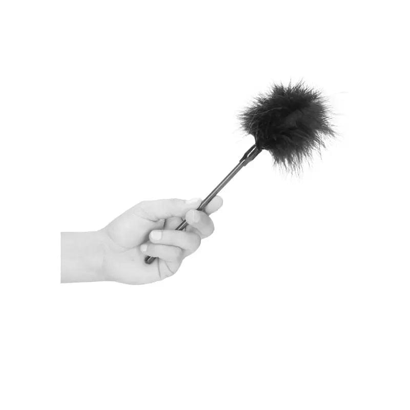 OUCH!  & White Feather Tickler -  Feather Crop Shots Toys Discreet Intimate Essentials.
