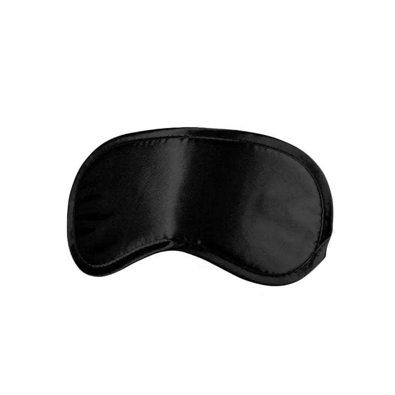OUCH!  & White Satin Eye-Mask -  Eye Restraint Shots Toys Discreet Intimate Essentials.
