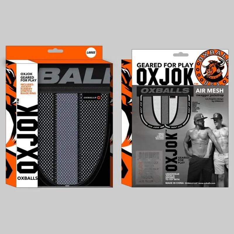 Oxballs Airmesh Swagger Jockstrap Tar Black OxBalls Discreet Intimate Essentials.