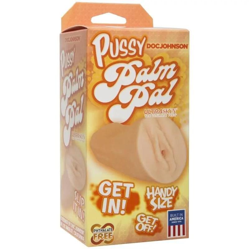 Palm Pal Ultraskyn Pussy White Doc Johnson Discreet Intimate Essentials.