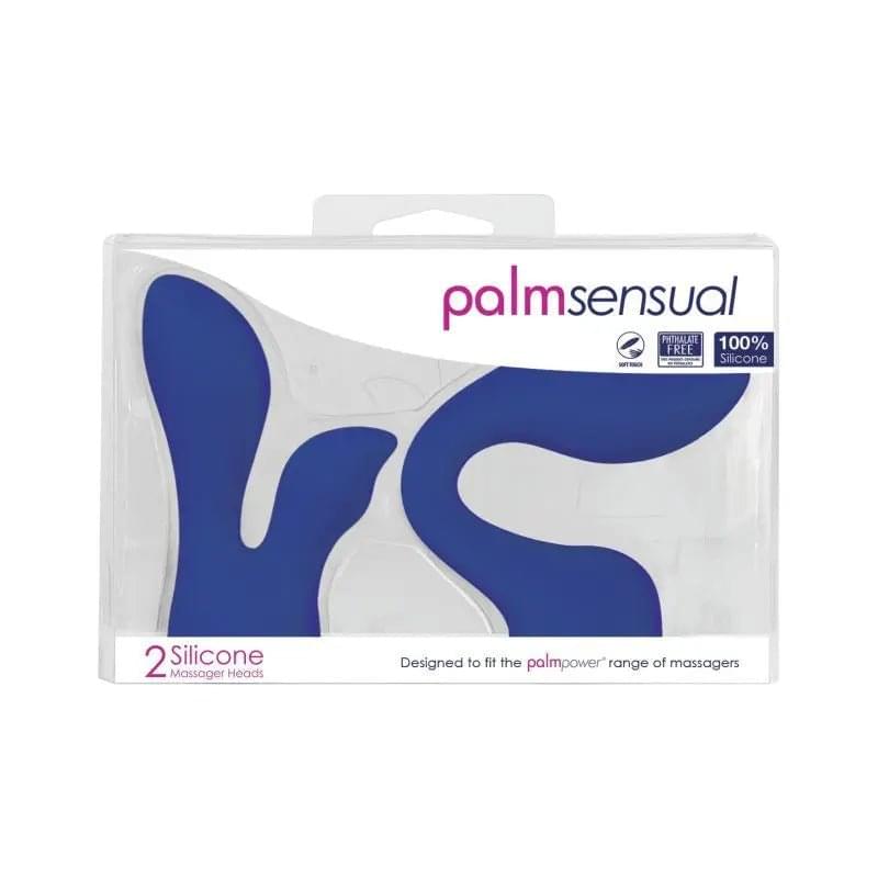 PalmSensual Massager Heads Blue (For use with PalmPower) PalmPower Discreet Intimate Essentials.