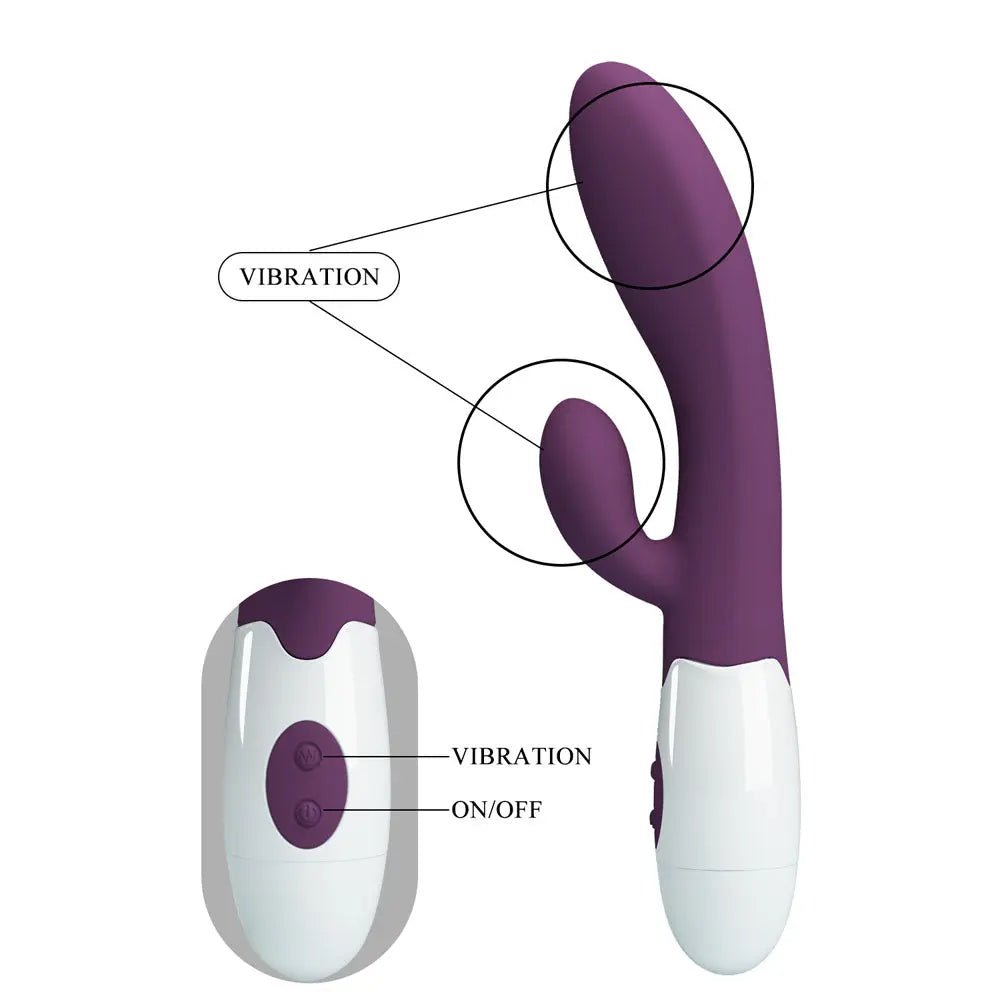 Shop affordable quality Party Up BEN Classic Vibe - 20 cm Rabbit Vibrator - Discreet Intimate Essentials - VIBRATORS - Party Up