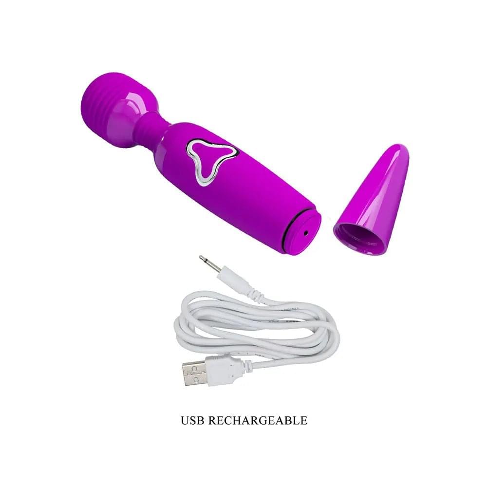Party Up BRUCE Wand -  -  25 cm USB Rechargeable Massage Wand Party Up Discreet Intimate Essentials.