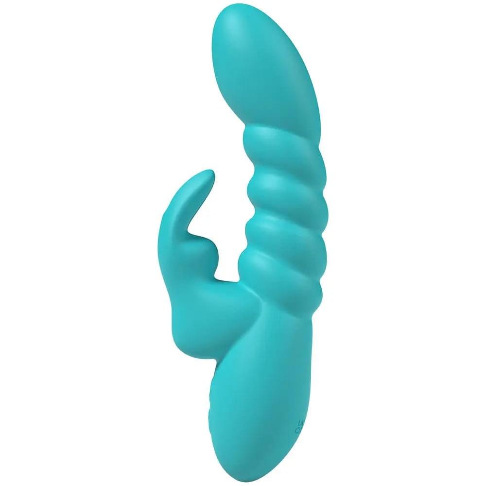 Party Up BRYNLYN - Teal - Teal 18.2 cm USB Rechargeable Rabbit Vibrator Party Up Discreet Intimate Essentials.