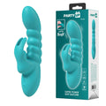 Shop affordable quality Party Up BRYNLYN - Teal - Teal 18.2 cm USB Rechargeable Rabbit Vibrator - Discreet Intimate Essentials - VIBRATORS - Party Up
