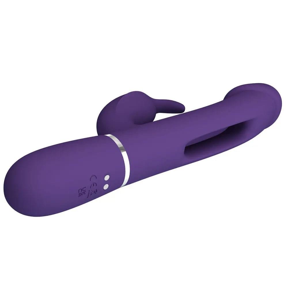 Party Up DAVID Swinging Vibe -  -  23.2 cm USB Rechargeable Rabbit Vibrator with Flicking Arm Party Up Discreet Intimate Essentials.