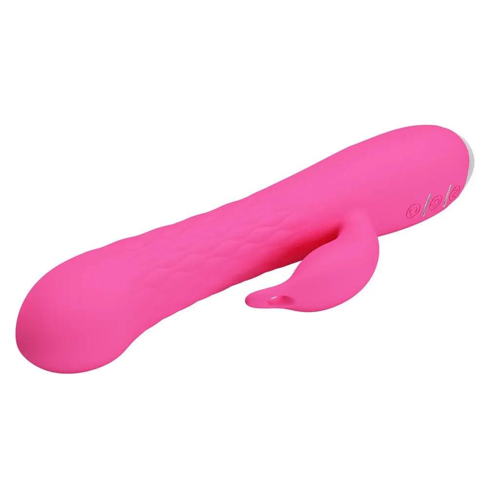 Party Up ERIC Rotating Beads Vibrator -  -  20.5 cm USB Rechargeable Rabbit Vibrator with Rotating Bead Shaft Party Up Discreet Intimate Essentials.