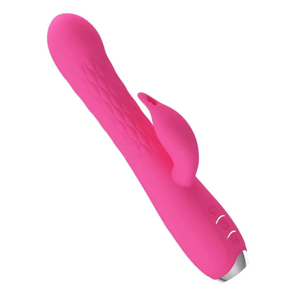 Party Up ERIC Rotating Beads Vibrator -  -  20.5 cm USB Rechargeable Rabbit Vibrator with Rotating Bead Shaft Party Up Discreet Intimate Essentials.