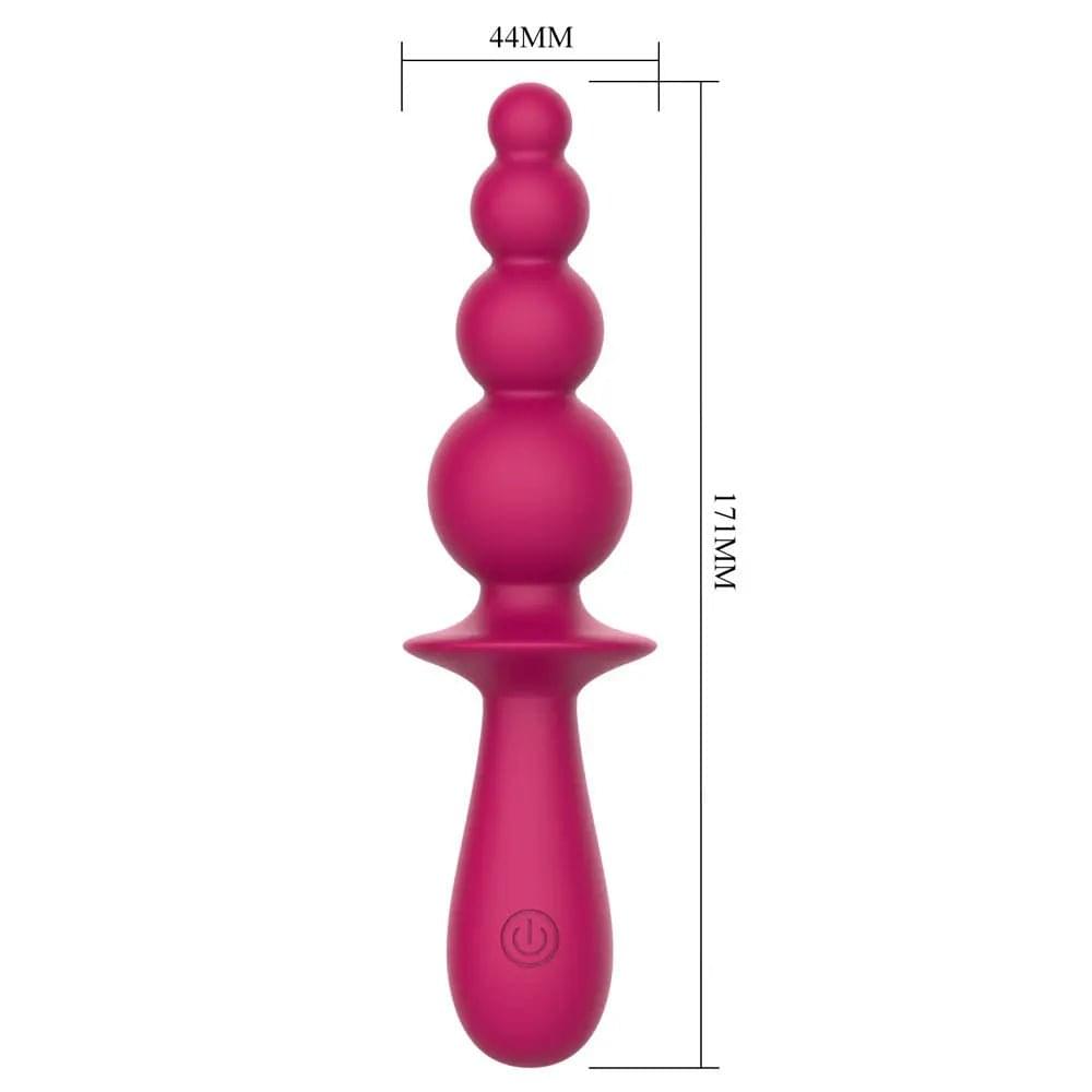 Party Up EVAJANE -  -  17.1 cm USB Rechargeable Beaded Vibrator Party Up Discreet Intimate Essentials.