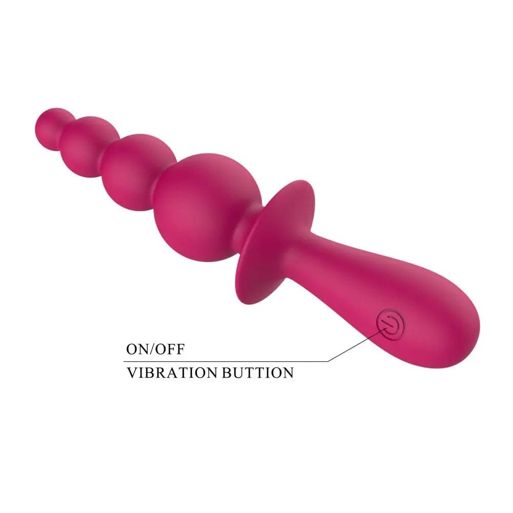Party Up EVAJANE -  -  17.1 cm USB Rechargeable Beaded Vibrator Party Up Discreet Intimate Essentials.