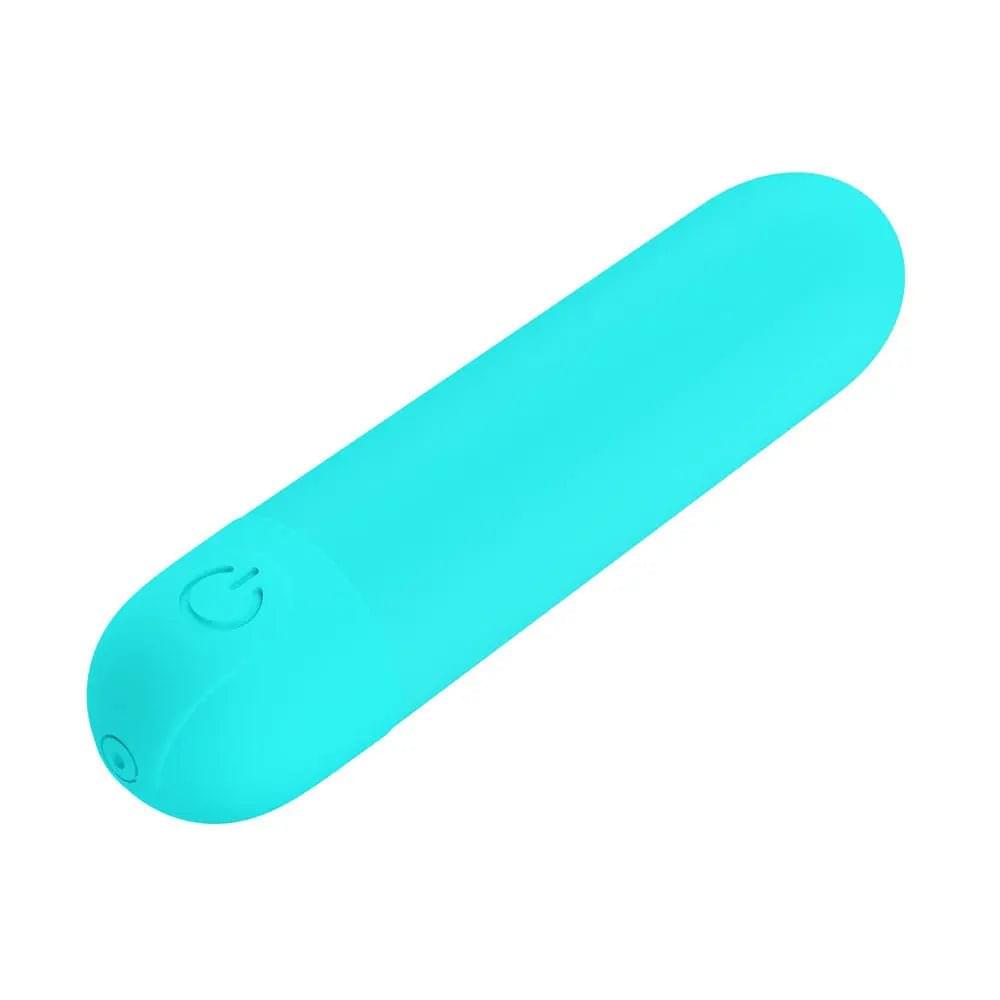Party Up HARRY Mini Bullet - Teal - Teal 8 cm USB Rechargeable Bullet Party Up Discreet Intimate Essentials.